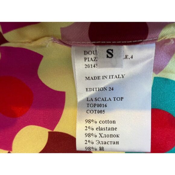 La DoubleJ Groovy Dot Giallo Set - Sz. Small La Scala Top & Hendrix Pants - Picture 5 of 9